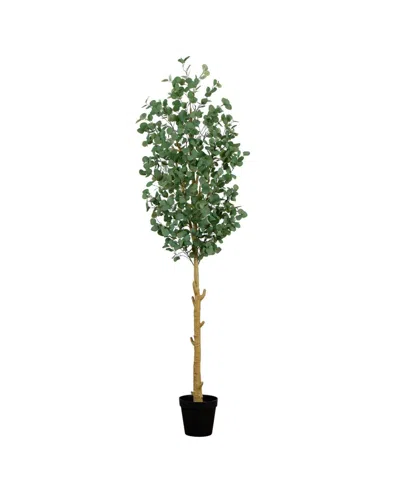 Nearly Natural 9ft. Artificial Eucalyptus Tree In Green