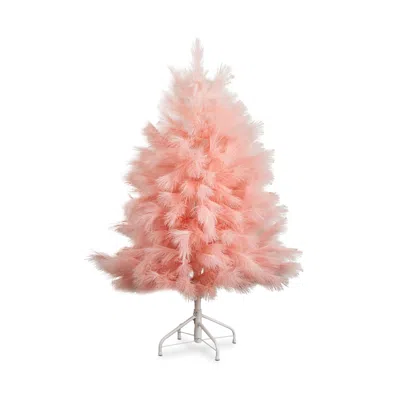 NEARLY NATURAL ARTIFICIAL PINK PAMPAS GRASS 4' CHRISTMAS TREE