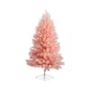 Nearly Natural 6ft. Artificial Pink Pampas Grass Christmas Tree In Pink