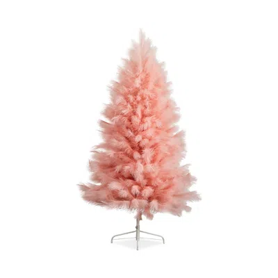 NEARLY NATURAL ARTIFICIAL PINK PAMPAS GRASS 6' CHRISTMAS TREE