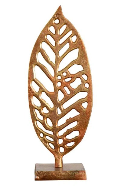 Nearly Natural Beech Sculpture Decor In Copper