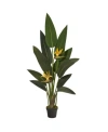 Nearly Natural Bird Of Paradise Artificial Plant, Real Touch In Green