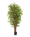Nearly Natural 6' Black Olive Silk Tree