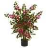 Nearly Natural Bougainvillea Artificial Tree In Pink