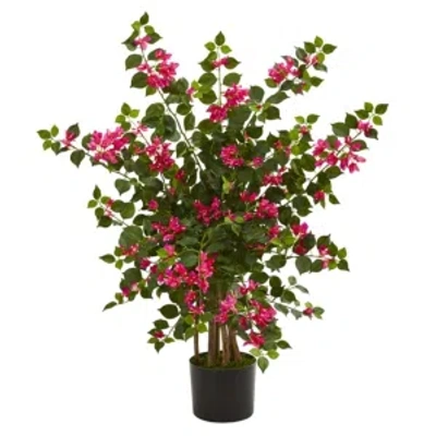 Nearly Natural Bougainvillea Artificial Tree In Pink