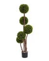 Nearly Natural 3' Boxwood Topiary Artificial Tree Uv Resistant