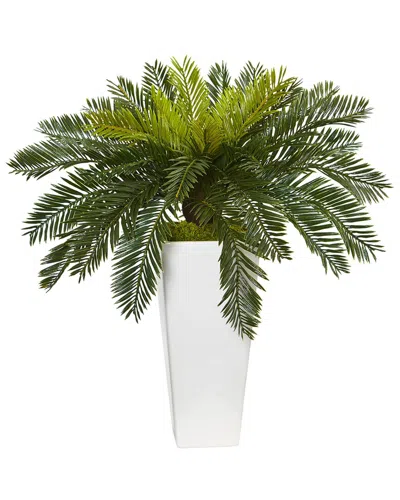 Albero Artificiale Cycas Nearly Natural, 60 Cm, Per Interni/esterni, Resistente UV, Verde - 2