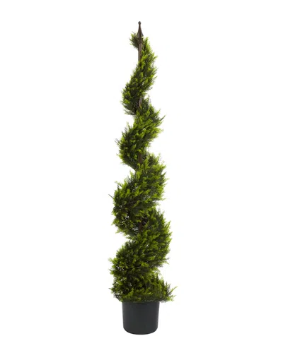 Nearly Natural Cypress Spiral Tree