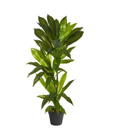 Nearly Natural Dracaena Artificial Plant, Real Touch In Green
