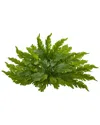 Nearly Natural Fern Artificial Ledge Plant In Green
