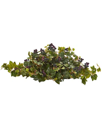 Nearly Natural Grape Leaf Artificial Ledge Plant In Green
