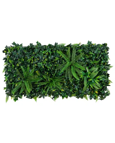Nearly Natural Indoor/outdoor Uv-resistant Andean Cloud Forest Artificial Living Wall Panel In Green