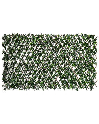 Nearly Natural Indoor/outdoor Uv-resistant Artificial Bougainvillea Expandable Privacy Fence Screen In Pink