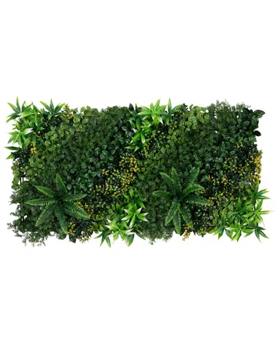 Nearly Natural Indoor/outdoor Uv-resistant Hawaiian Islands Artificial Living Wall Panel In Green