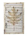 Nearly Natural Maple Leaf Window Shutter Wall Decor