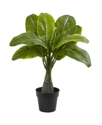 Nearly Natural Mini Banana Artificial Plant In Green