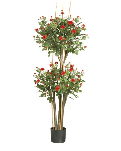 Nearly Natural Mini Rose Silk Tree