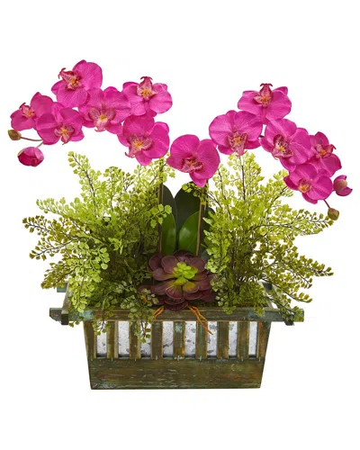 Nearly Natural Orchid In Pink
