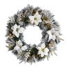 Nearly Natural Pre-lit Wreath In Multi