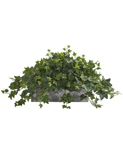NEARLY NATURAL NEARLY NATURAL PUFF IVY ARTIFICIAL PLANT IN STONE PLANTER