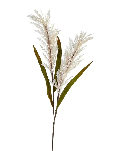 Nearly Natural Set Of 12 Sorghum Harvest Artificial Flowers In Cream
