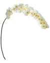 Nearly Natural Set Of 2 5ft. Large Phalaenopsis Orchid Artificial Flower In White