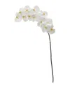 Nearly Natural 44in. Phalaenopsis Orchid Artificial Flower Set Of 3 In White
