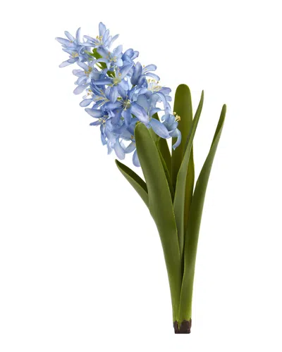 Nearly Natural 13-in. Hyacinth Artificial Flower, Set Of 4 In Blue