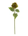 Nearly Natural 30" Hydrangea Artificial Flower, Set Of 4 In Green