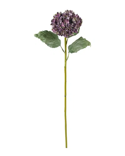 Nearly Natural 30" Hydrangea Artificial Flower, Set Of 4 In Purple