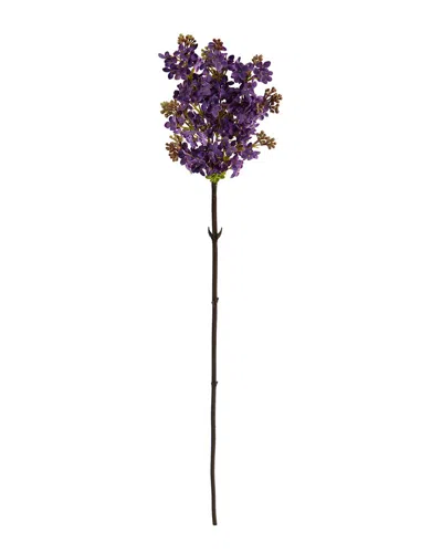 Nearly Natural Set Of 4 32in Lilac Artificial Flower In Purple