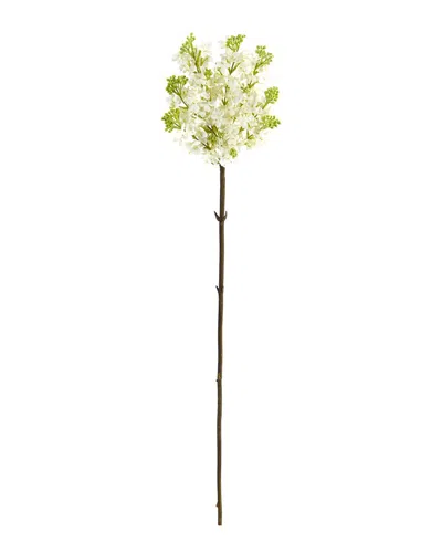 Nearly Natural Set Of 4 32in Lilac Artificial Flower In Green