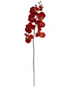 Nearly Natural Set Of 6 30in. Autumn Phalaenopsis Artificial Flower In Red