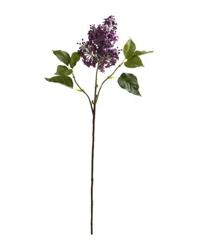 Nearly Natural Set Of 6 30in Lilac Artificial Flower In Multi