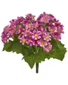 Nearly Natural Daisy Bush Artificial Flower (set Of 6) In Pink