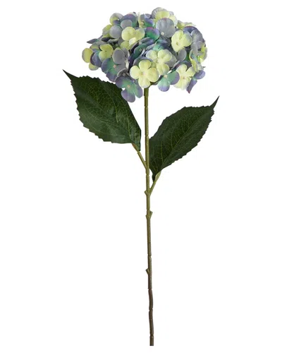 Nearly Natural Set Of Three 20in Artificial Hydrangea Flower Stems In Black
