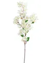 Nearly Natural Set Of Three 47in Artificial Bougainvillea Flower Stems In White