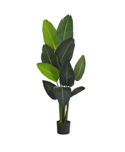 Nearly Natural Travelers Palm Artificial Tree In Green