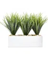 Nearly Natural Vanilla Grass Artificial Plants In Rectangular Planter