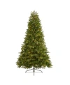 Nearly Natural Washington Fir Artificial Christmas Tree With 600 Clear Lights And 1610 Bendable Branches In Green