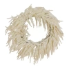 Nearly Natural Wreath In White