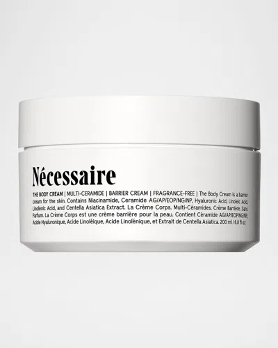Necessaire The Body Cream Fragrance Free, 6.8 Oz.