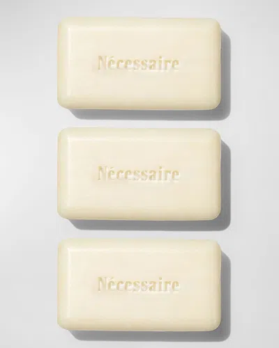 Necessaire The Body Exfoliant Bar Trio In White