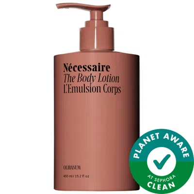 Necessaire The Body Lotion Olibanum - With 5 Peptides + 2.5% Niacinamide 15.2 oz / 450 ml In White