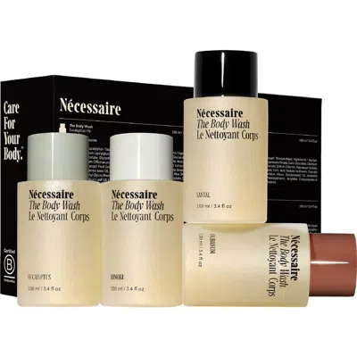 Necessaire Nécessaire The Body Wash Collection Set $60 Value In Transparent