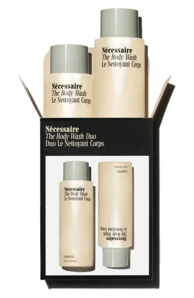 Nécessaire The Body Wash Duo Set $56 Value In Transparent