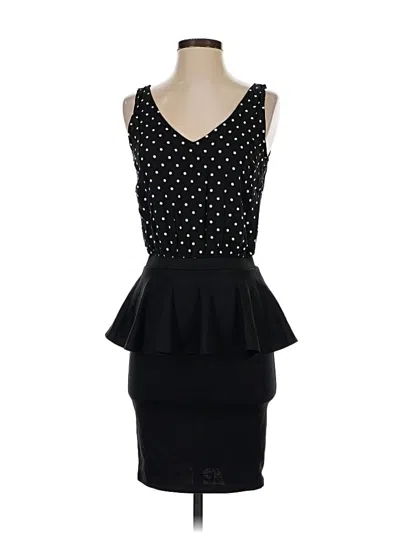 Pre-owned Necessary Objects Cocktail Dress In Black