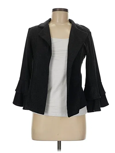 Pre-owned Necessitees Cardigan Sweater In Black