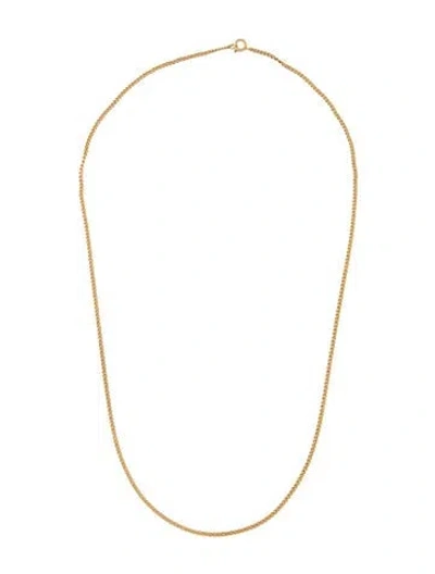 Pre-owned Necklace 10k Chain Link , 18.25" In Multi