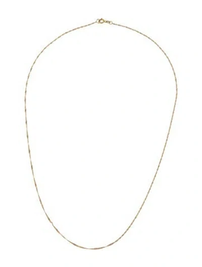 Pre-owned Necklace 10k Chain , 20.5" In Multi
